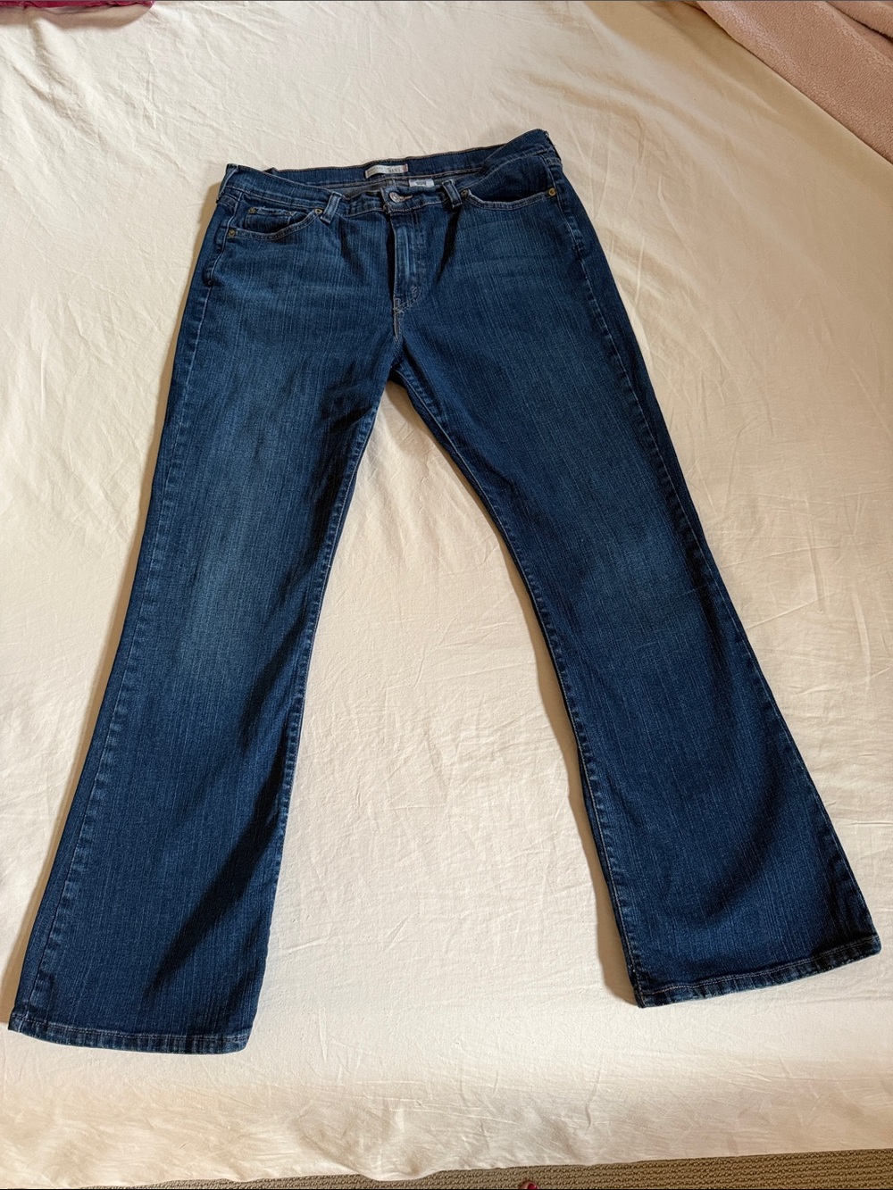 Sisley Indigo Blue Jeans - Straight/Bootcut Style